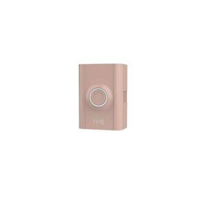 Ring Interchangeable Faceplate Doorbell 3 Light Burgundy